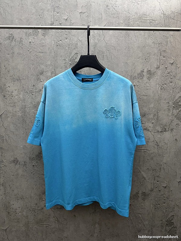 Chrome Hearts Gradient Blue T-shirt