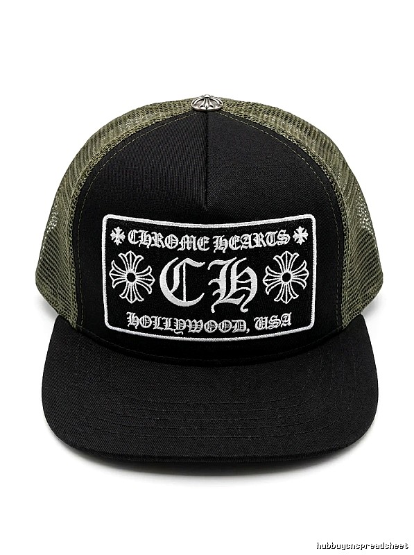 Chrome Hearts Retro Style Black Hat