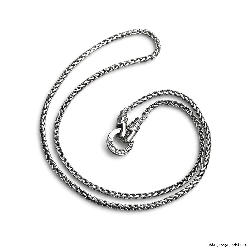 Chrome Hearts Retro Style Silver Necklace