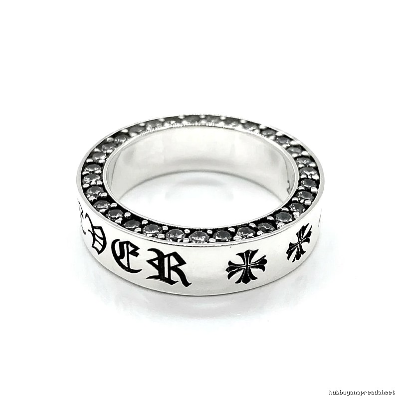 Chrome Hearts Silver Dark Style Ring