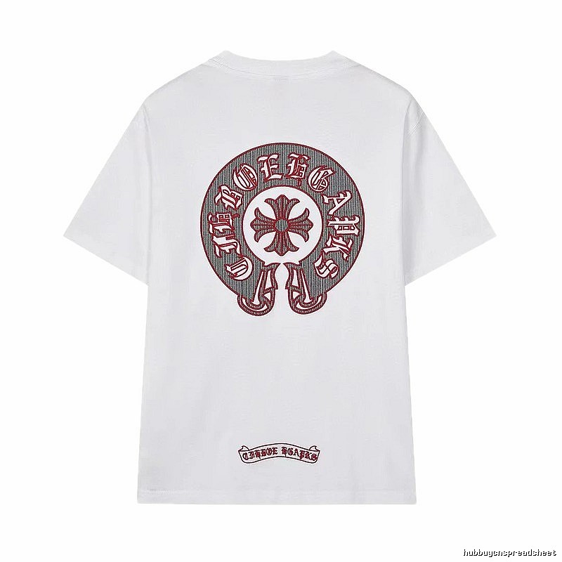 Chrome Hearts Vintage Embroidered Horseshoe White T-Shirt
