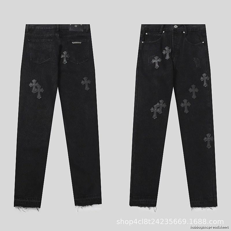 Chrome Hearts Weekend Graphic jeans Light Denim Jeans for Seasonal Looks