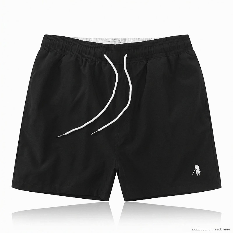 Classic and simple style black shorts of Ralph Lauren
