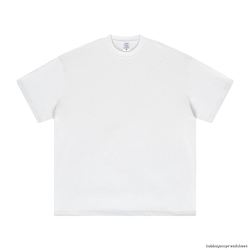 Classic Plain white T-shirt Minimal White Short for Daily Styling