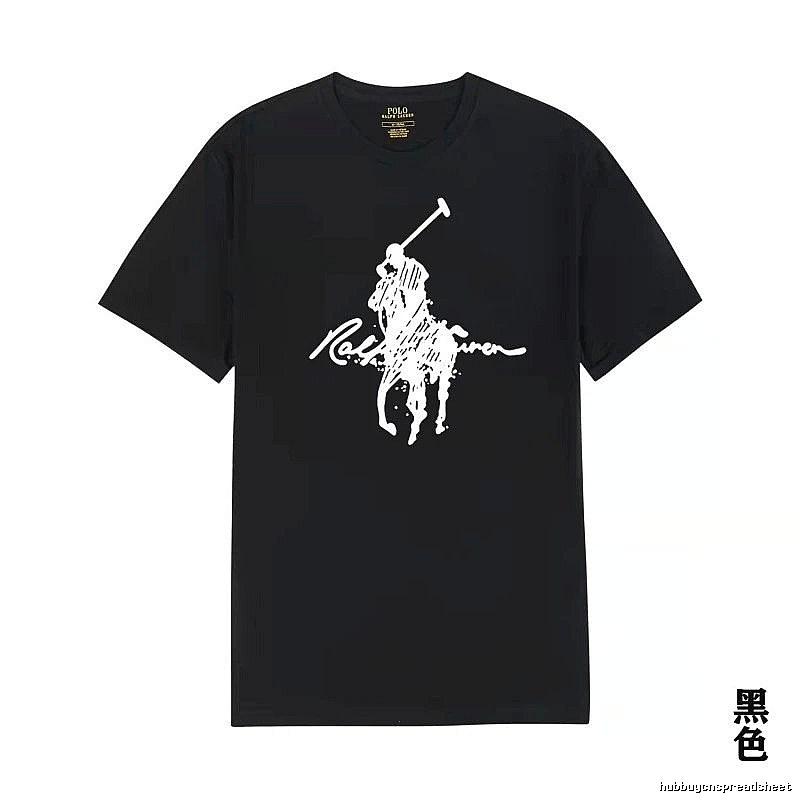 Classic style black T-shirt of Ralph Lauren