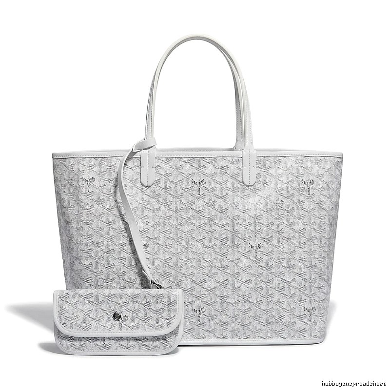 Classic white tote bag of GOYARD
