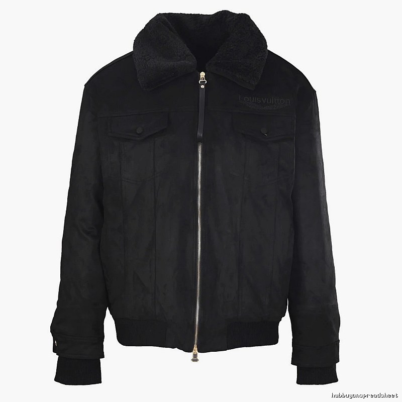 Collared Bomber Jacket Style Edit in Black