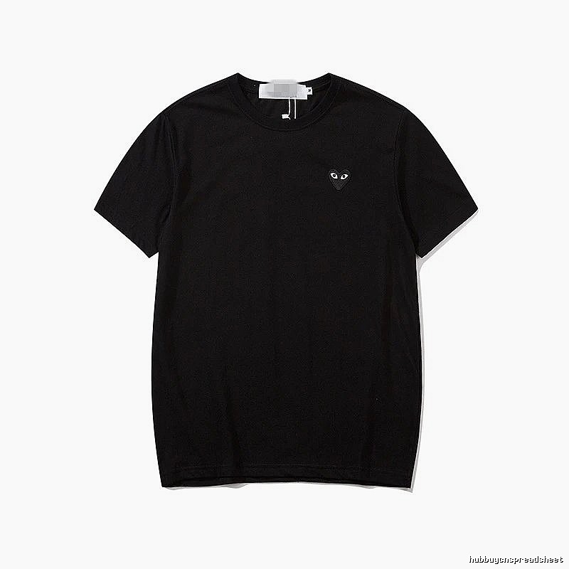 Comme des Garcons PLAY 2021-95 Black Style 2195 Heart Logo T-Shirt Everyday Rotation