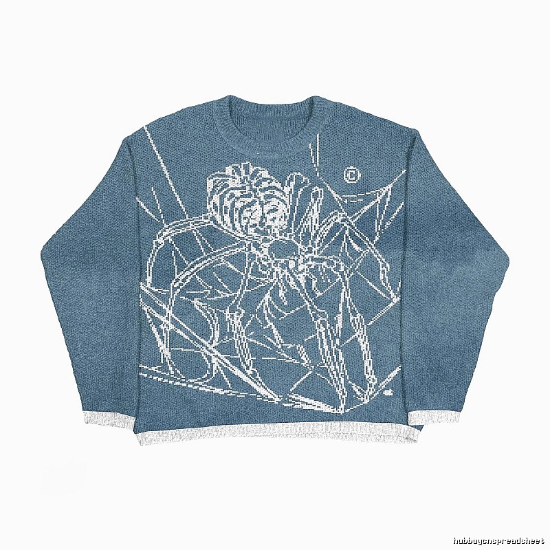 Compact Anime graphic sweater Black Knit Top for Smart Casual Looks