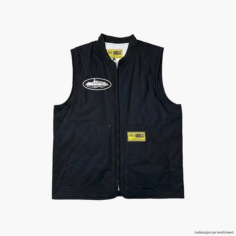 Corteiz black trendy vest