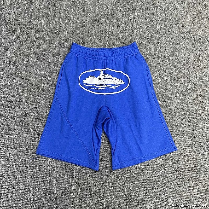 Corteiz Cruise Print Blue Shorts