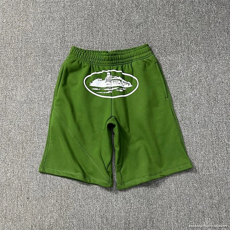 Corteiz green trendy brand shorts