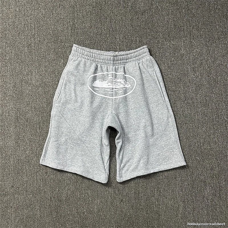 Corteiz grey trendy brand shorts