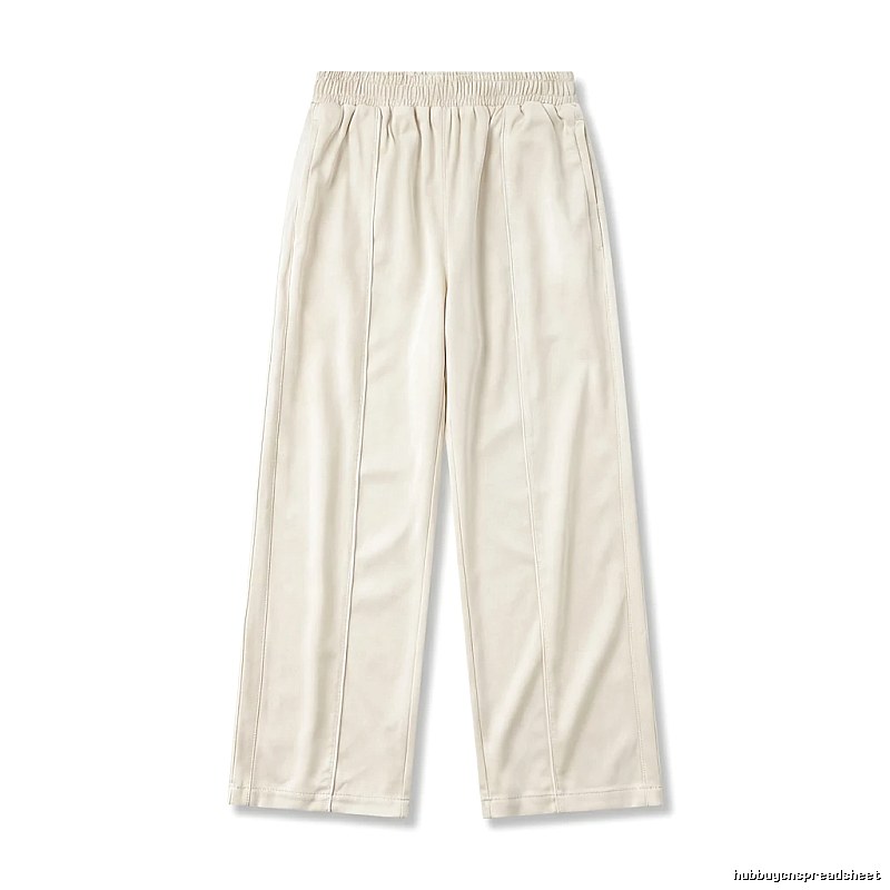 Corteiz minimalist style off-white wide-leg pants