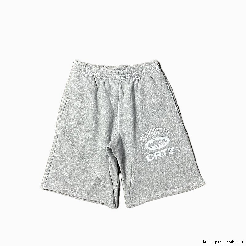 Corteiz sporty grey shorts