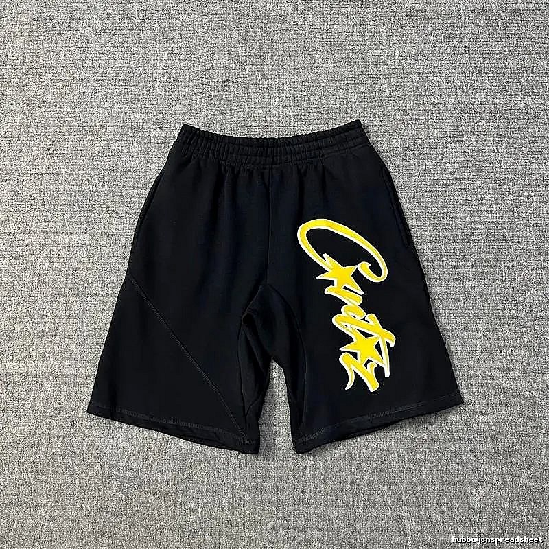 Corteiz Trendy Black Shorts