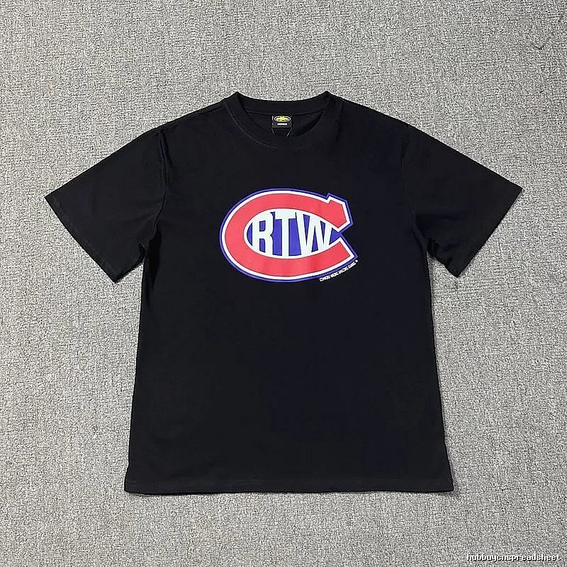 Corteiz Urban Logo T-shirt Black Corteiz with Statement Pattern