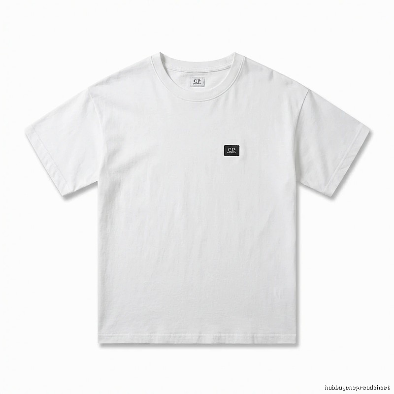 C.P. Basic Style Simple White T-shirt