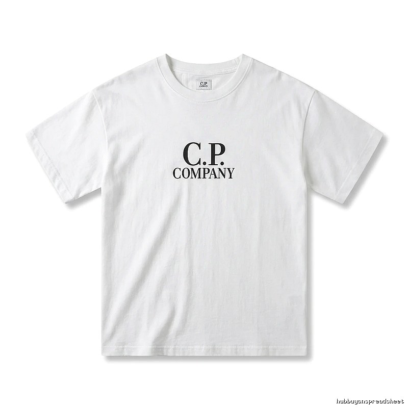 C.P. COMPANY Simple Style White T-shirt