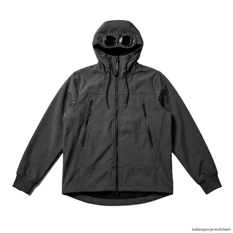 C.P. Hooded Functional Style Grey Coat