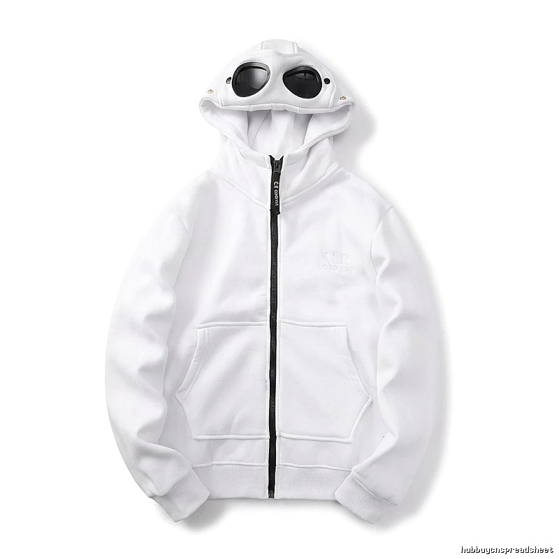 C.P. White Trendy and Cool Style Hoodie