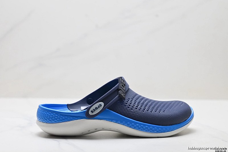 Crocs Clogs Casual Style Blue and White
