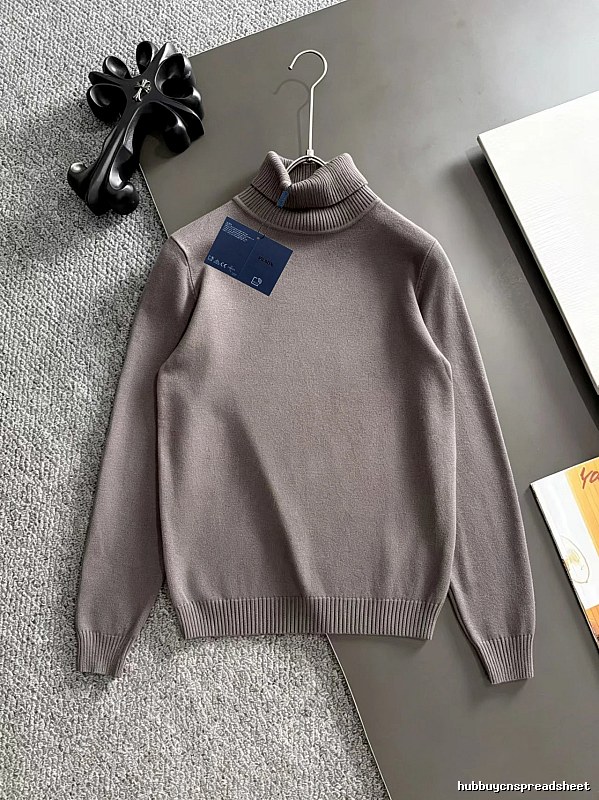Daily Wear Prada Turtleneck Sweater Button Detail
