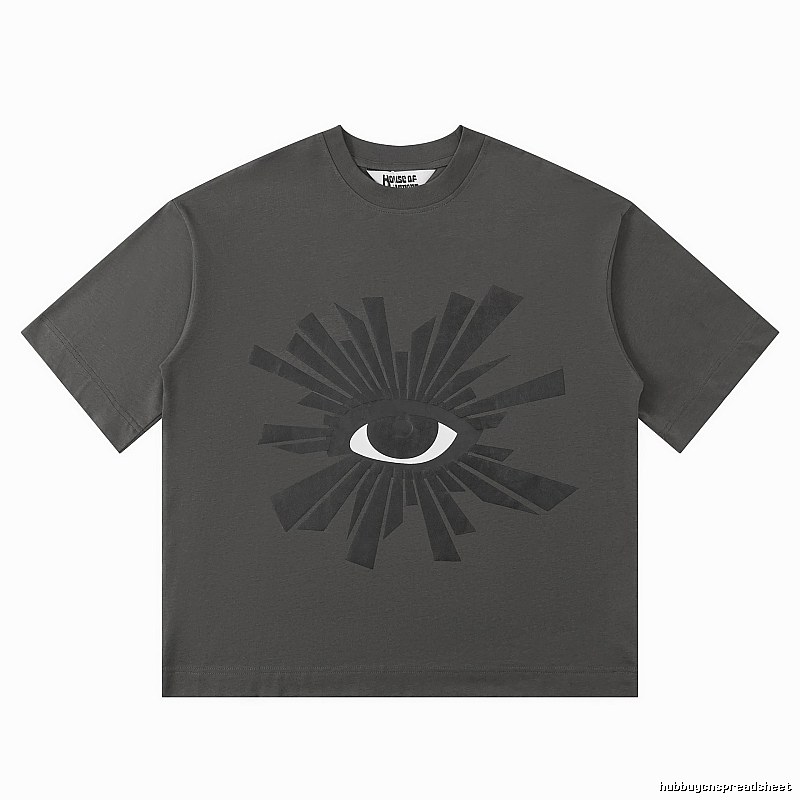 Dark-style gray short-sleeved shirt of House of Errors