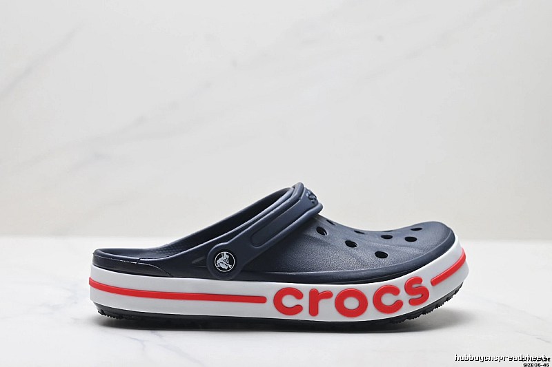 Deep blue of the trendy Crocs clogs