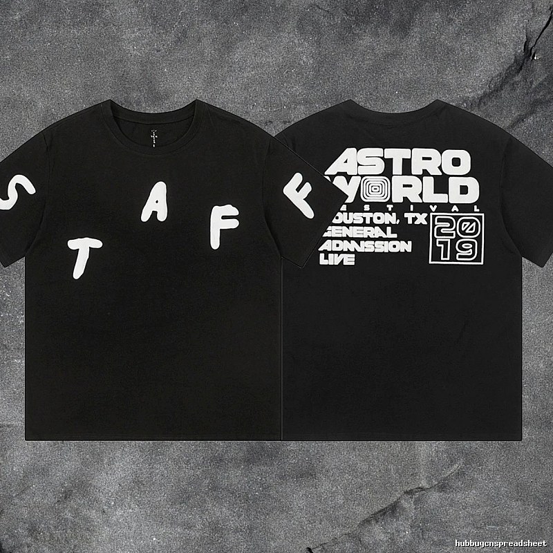 Denim Tears Black Graphic T-Shirt Summer Styling