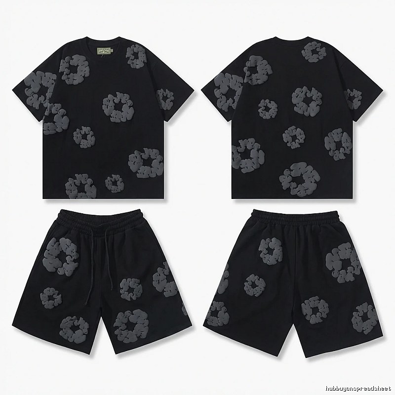 DENIM TEARS Printed Casual Black Suit