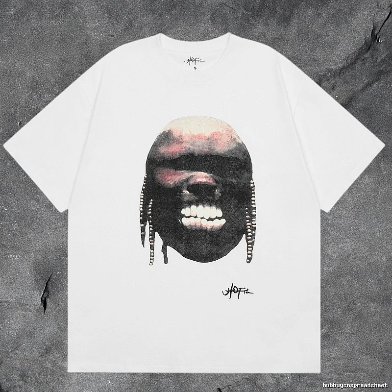 Denim Tears White Graphic T-Shirt Clean Colorway
