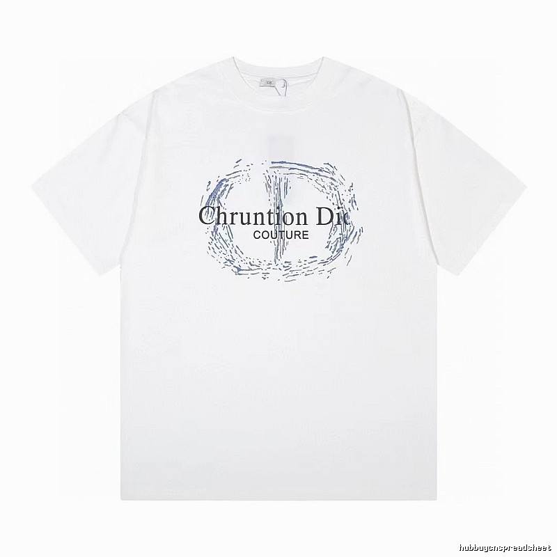 Dior Couture Trendy Style White Short-sleeve T-shirt