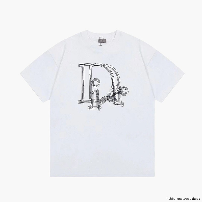 Dior Minimalist Line Logo White T-Shirt