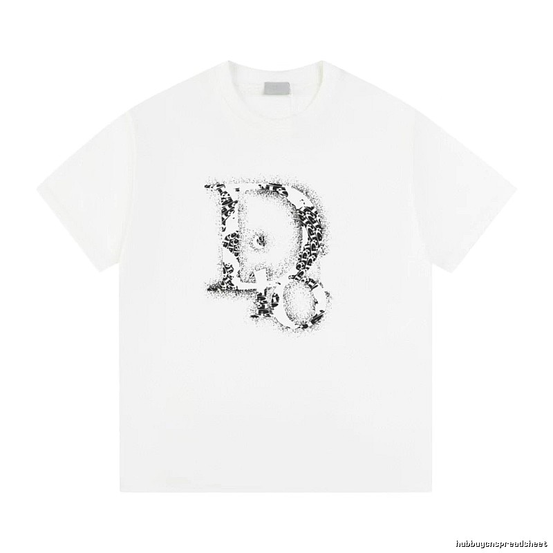 Dior Minimalist Monogram White Short-sleeved T-shirt