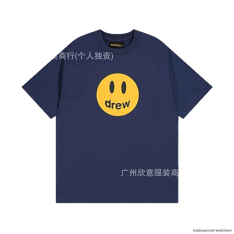 DREWHOUSE Smiley Street Style Navy Blue T-shirt