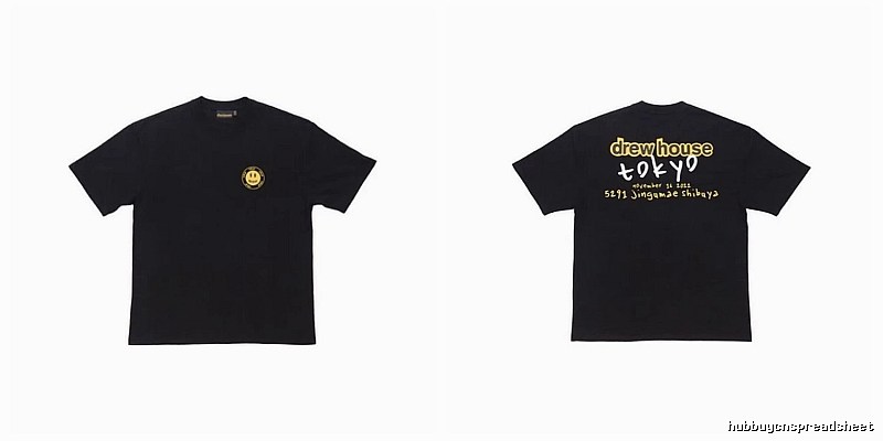 DrewHouse Tokyo Limited Street Style Black T-Shirt