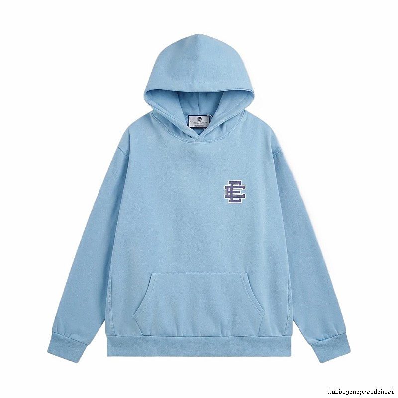 Eric Emanuel Classic Simple Style Blue Hoodie