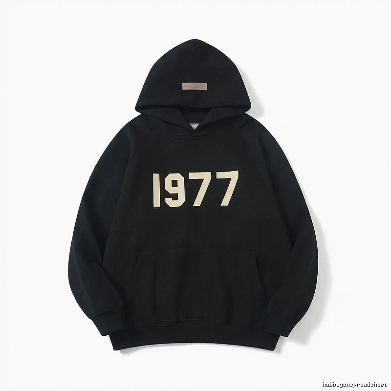 ESSENTIALS 1977 Series Black Sweatshirt