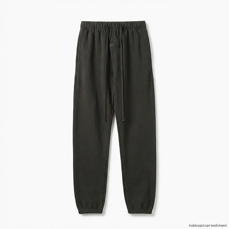 ESSENTIALS Basic Casual Black Pants