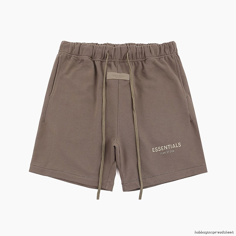 ESSENTIALS Basic Khaki Shorts