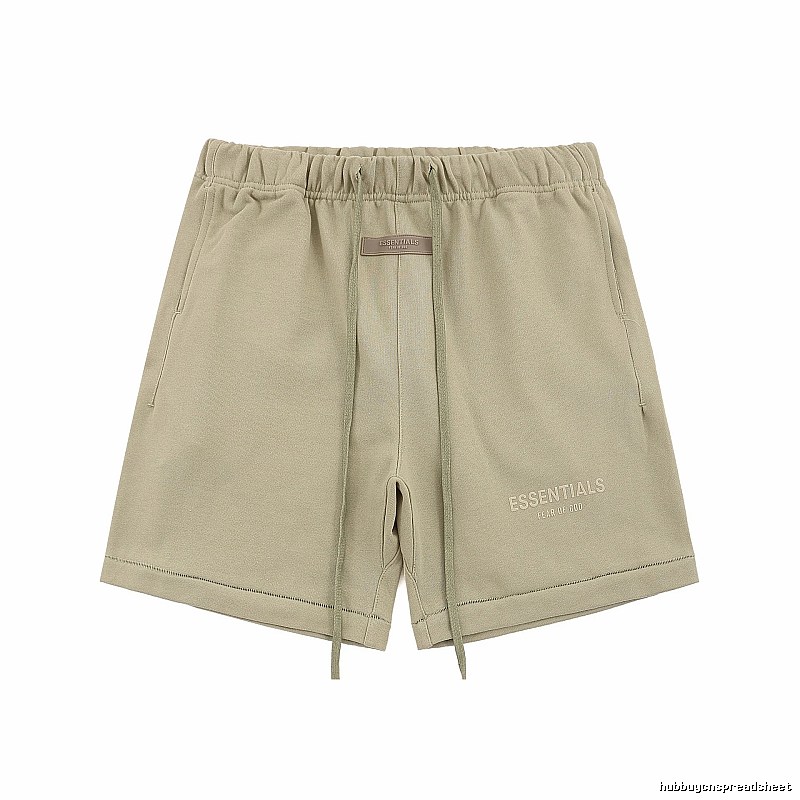 ESSENTIALS Basic Khaki Shorts