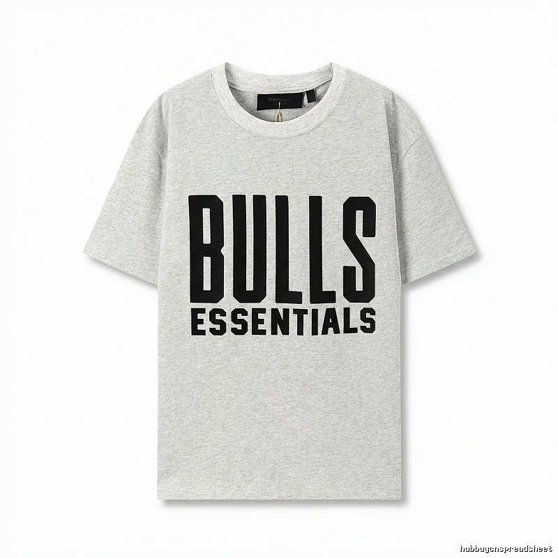 ESSENTIALS Bulls Style Grey T-shirt