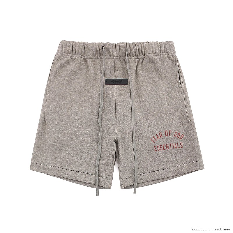 ESSENTIALS casual style grey shorts
