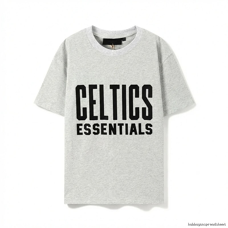 ESSENTIALS Gray and Black T-shirt of the Trendy Brand