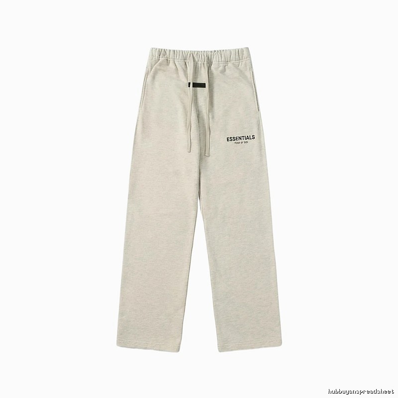 ESSENTIALS minimalist light gray sweatpants