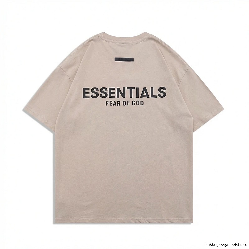 ESSENTIALS minimalist style beige T-shirt