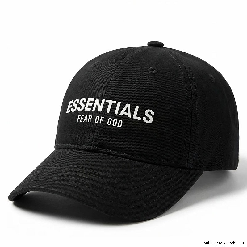 ESSENTIALS minimalist style black hat