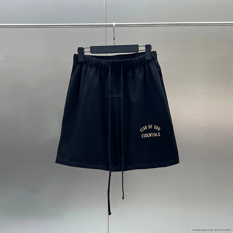 ESSENTIALS minimalist style black shorts