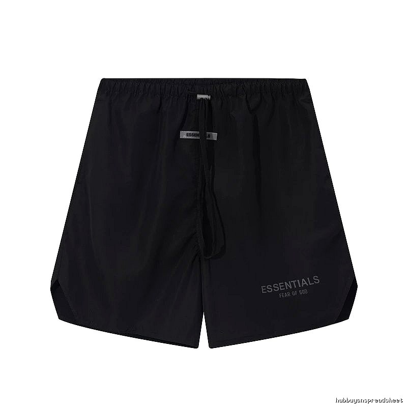 ESSENTIALS minimalist style black shorts